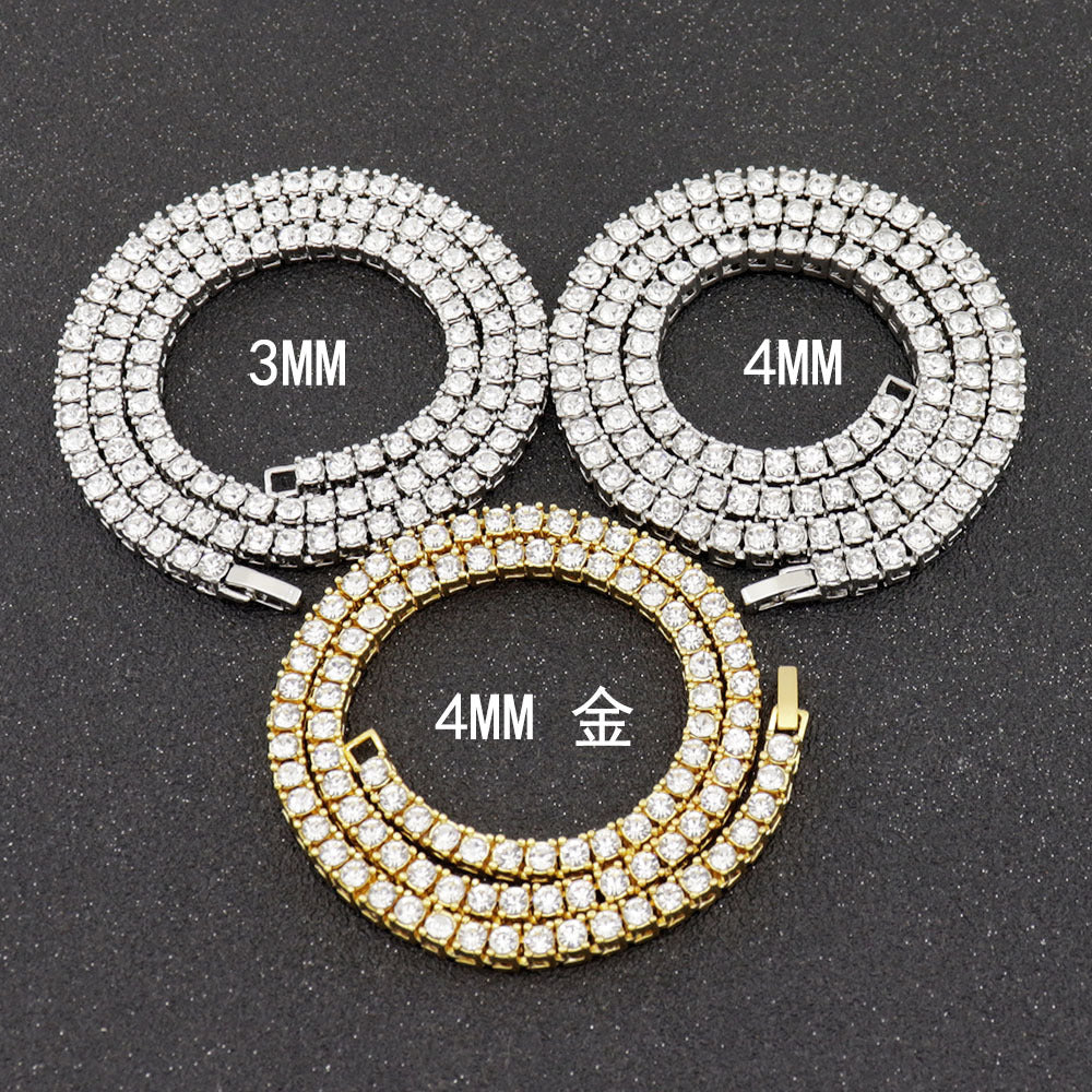 Cross-Border European and American Single-Row Diamond
