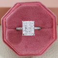 Emerald Cut Crystal Ring - Silver & Gold
Plated Styles