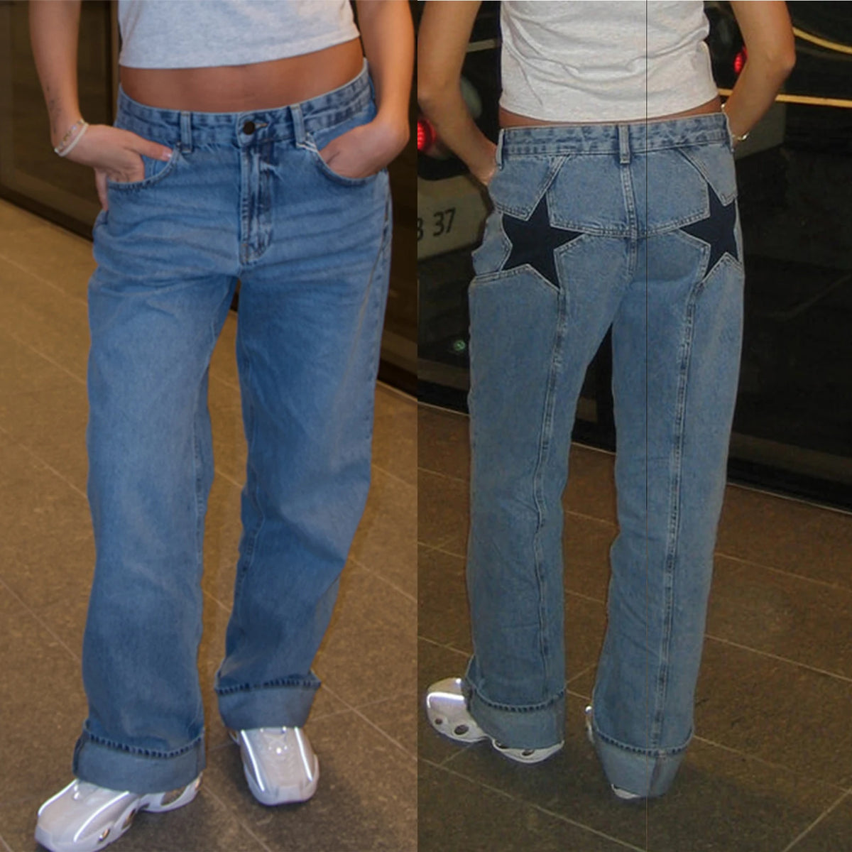 Women's Y2K Vintage Jeans Aesthetic