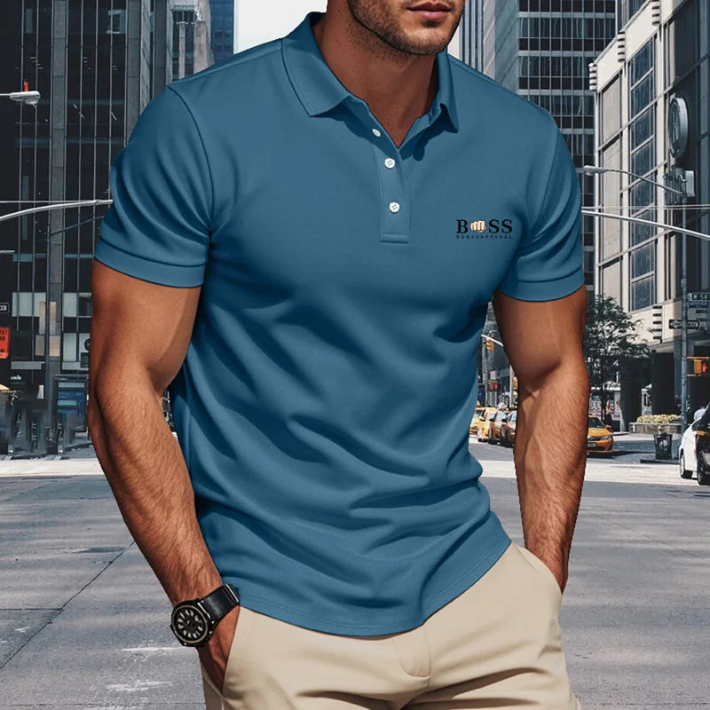 Men Polo Shirt Short Sleeve