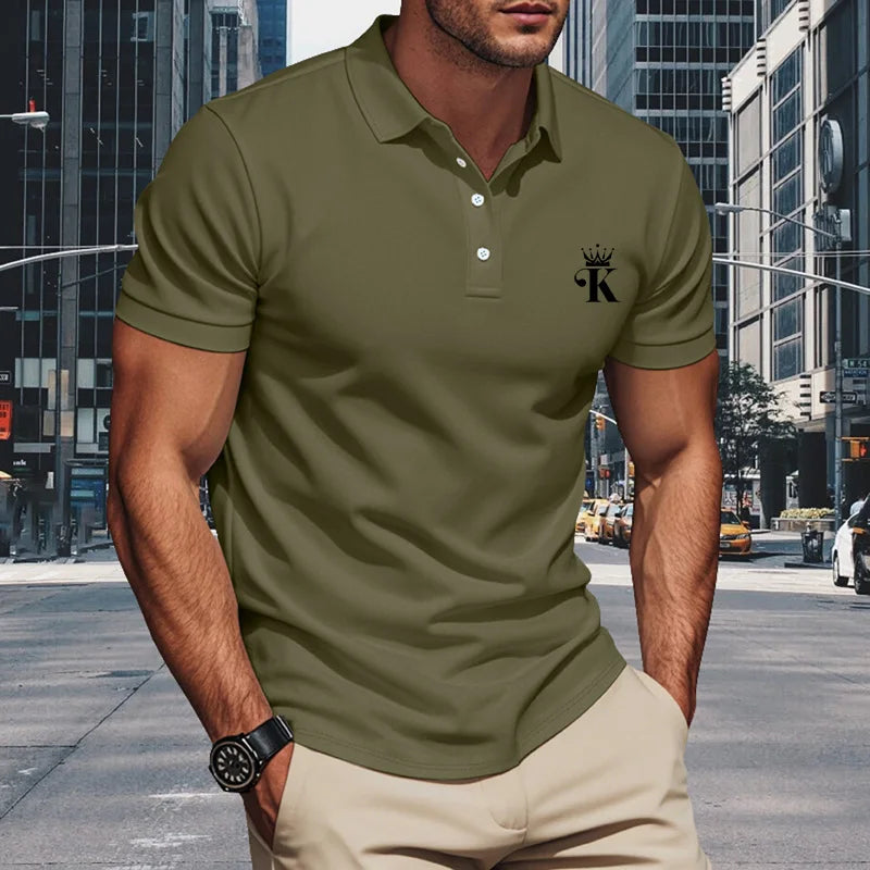 Men Polo Shirt Short Sleeve