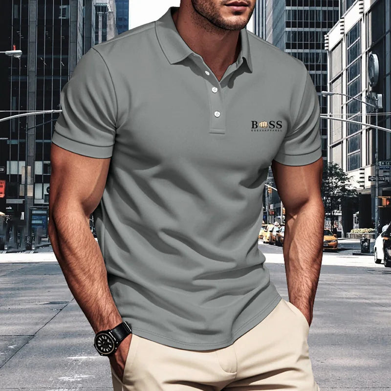 Men Polo Shirt Short Sleeve