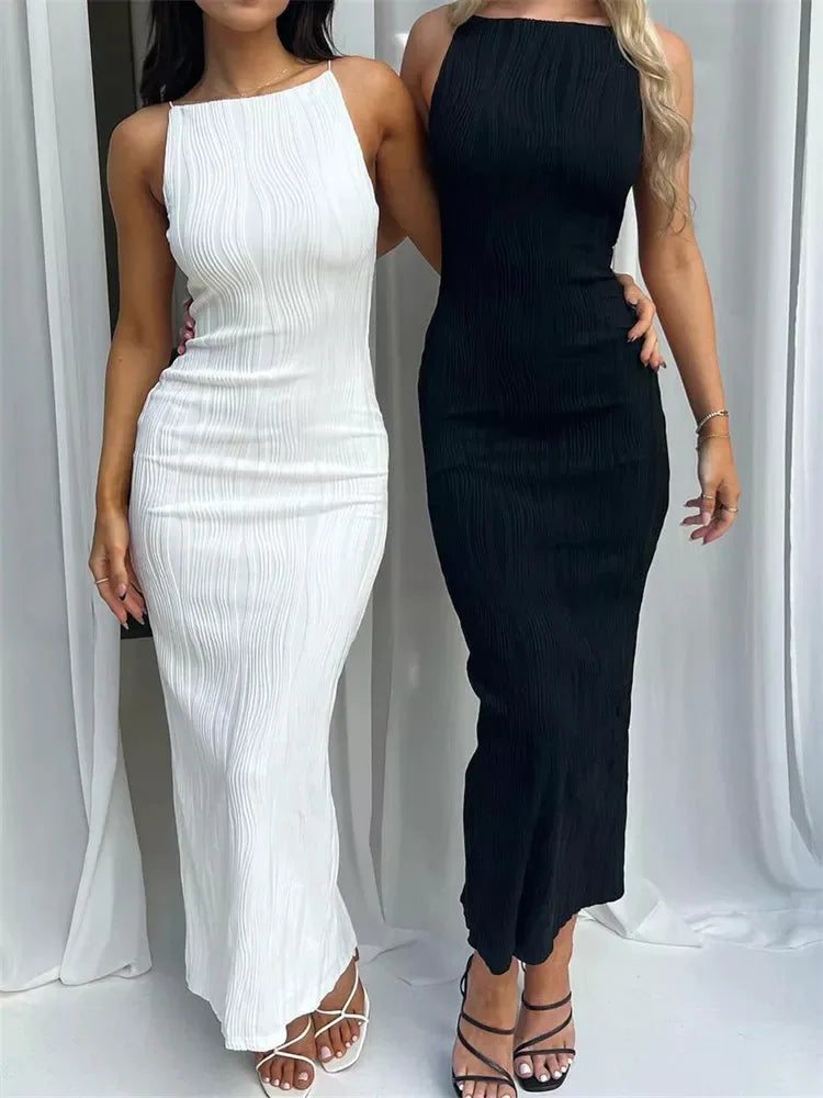 Slim Fit Back Split Party Dress