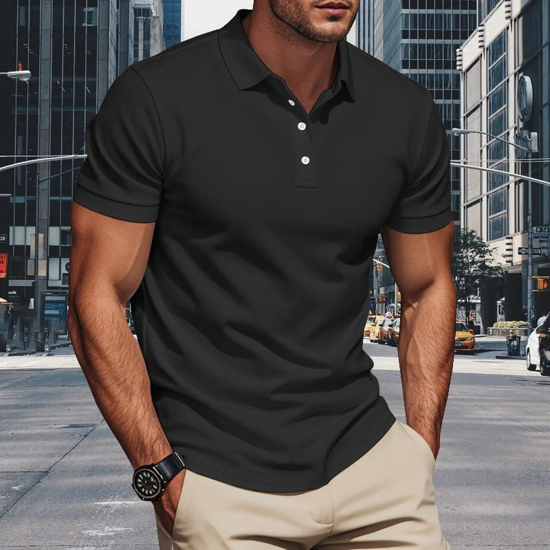 Men Polo Shirt Short Sleeve