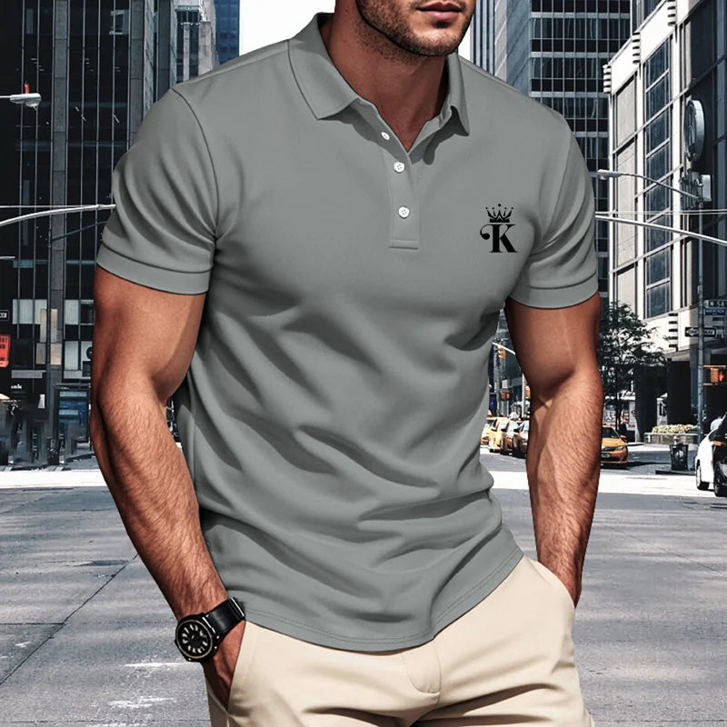Men Polo Shirt Short Sleeve