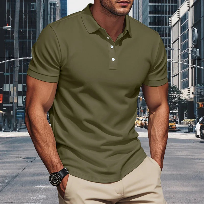 Men Polo Shirt Short Sleeve