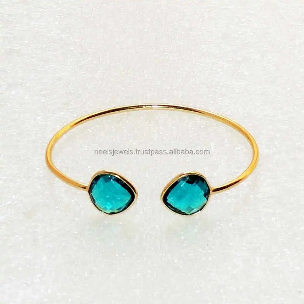 Blue Apatite Quartz Gemstone